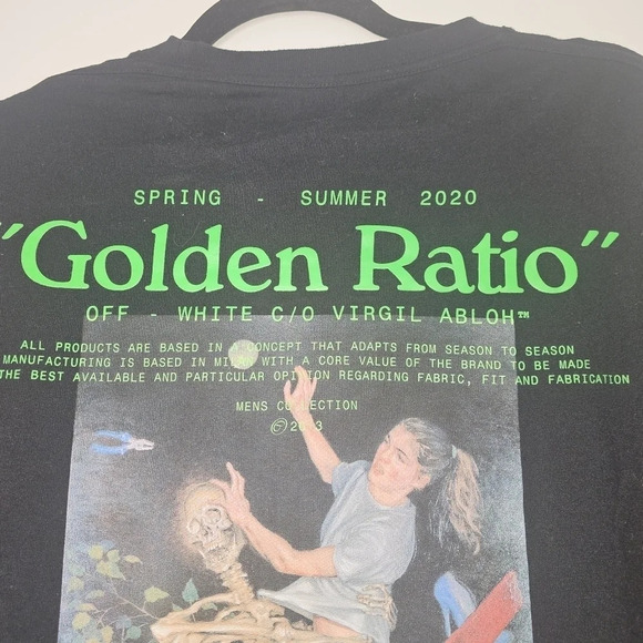 Off -White Main label Pascal Painting Long Sleeve T Shirt Black size - Picture 9 of 12